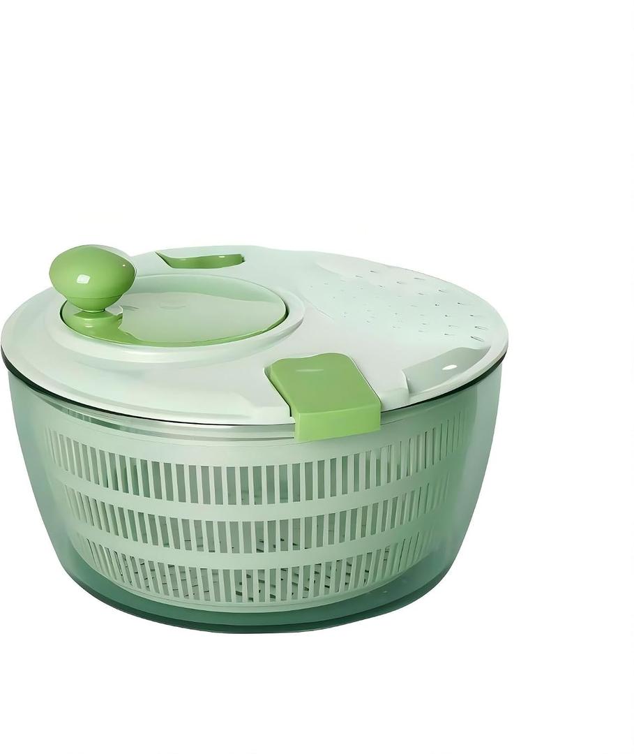 Salad Spinner-washSpin & Dry Salad GreensFruit & Vegetable wash4.2qt.green)