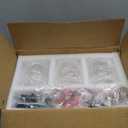 zeyu 3-Light Pendant Lighting, Adjustable Modern Cluster Pendant Light for Kitchen Island, Brushed Nickel Finish with Clear Glass Shade, ZSL104-3 BN