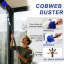 Buyplus 30FT Reach Solar Panel Cleaning Brush Kit with 5-24FT Telescoping Pole, Water Fed Window Cleaner Tool with 20" Brush, Soap Dispenser
