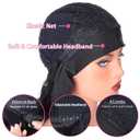 Headband Wig Human Hair Wigs Body Wave Headband Wig 24 Inch Glueless Human Hair Wig for black women human hair glueless, None Lace Front Wigs 180% Density Wear and Go Wig Machine Made Headband Wigs