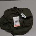 Motherhood Maternity Womens Long Sleeve Empire Waist Keyhole Woven Pregnancy Blouse (Large, Deep Depths)