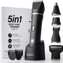 Hair Clippers for Men Cordless Professional Beard Trimmers with LCD Display Electric Grooming Rechargeable Shaver Zero Gapped T/Blade Cutting Kit Gift for Women Men Children