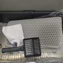 Stainless Steel Litter Box, Extra Large Litter Boxes for Big Cats, XLarge Metal Cat Litter Box with Lid, Anti-Urine Leakage XL Box with High Sides, Easy Clean, Non-Sticky, Scoop Included (Dark Grey)