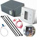 RV Wall Thermostat Kit (3316230.000) Fits for Dometic Single Zone LCD Touch RV Air Conditioner Thermostat with Control Kit, for Cool/Furnace Modes 3316250.712/3316250.700/3316230.714