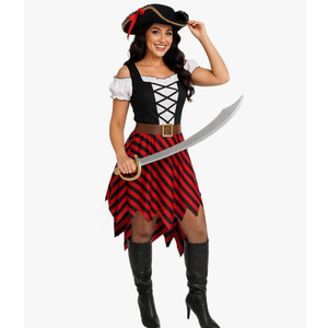 Morph Pirate Costume Women, Womens Pirate Costume, Pirates Dress, Halloween Costumes for Women, Womens Halloween Costumes, M