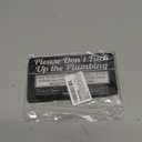 2 PCS Do Not Flush Sign for Bathroom  Acrylic Self-Adhesive Toilet Rules Sign, 5.7"x3" Premium Wall Decor for Home & Business  Waterproof Restroom Reminder to Protect Plumbing & Septic Systems (Black Text on White)