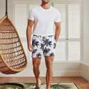 Deyeek Men's 5.5" Cotton Pajama Shorts Lounge Sleepwear with Pockets (M)