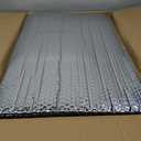 16P Garage Door Insulation Kit Panels 6MM 18x6.8FT for Double Garage Door, Pre-Cut Bubble Reflective Aluminum Foil 120 Tape, DIY Install Temperature Control Block Summer Heat & Winter Cold (20.5x54)