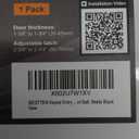 BESTTEN Keyed Entry Door Knob, Entrance Door Lock, Standard Ball, All Metal, Matte Black