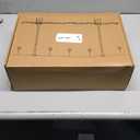 4 Pack String Light Poles for Outside, Thickened Metal Christmas Lights Hanger Pole Outdoor with Fork, Lighting Hanging Post Accessories for Patio Decor Garden Backyard Yard Outside Decorations