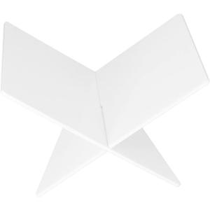 Acrylic Book Holder 2pcs Book Stand Display for Books, Magazines, X Shaped Cookbook Stand Reading Great for Home Bookstand