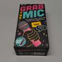 Lucky Egg Official Grab The Mic  Family Karaoke Board Game w/Foam Mic, 8+ Ages, 2-10 Players - Games for Bad Singers w/ 240 Lyrics (120 Cards) (First Edition)