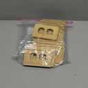 Pinkunn 20 Pieces Wooden Light Switch Cover Plate 4.5 x 2.76 Inch Bamboo Wooden Decorative Double Hole Outlet Covers Wall Plate for Bedroom Kitchen Home