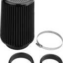 Dromedary Black 3 3.5 4 inch Universal Cold Air Intake Filter 76mm 89mm 101mm