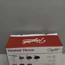 Homemate Heated Blanket Electric Throw - 50"x60" Heating Blanket Throw 1/2/4/6/8 Hours Auto-Off 10 Heat Levels Over-Heat Protection Luxury Faux Fur Sherpa ETL Certification