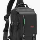 NICGID Sling Bags Chest Shoulder Backpacks, 12.5'' 13.3'' 14.1'' 15.6''Laptop Backpack Crossbody Messenger Bag Travel Outdoor