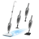 Steam Mop - 10-in-1 MultiPurpose Handheld Steam Cleaner Detachable Floor Steamer for Hardwood/Tile/Laminate Floors Carpet with 11 Accessories for Whole Home Use.