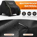 UTV Cover 600D Heavy Duty Waterproof Side by Side Cover 2-3 Seater