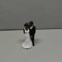 Cake Topper Figurines for Bride and Groom, African American Wedding Cake Topper Couple Wedding Anniversary