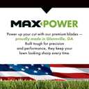 MaxPower 561739B 2 Blade Set for 46" Cut Craftsman, Husqvarna, Poulan Replaces OEM no. 405380, 594892801, 532405380, CMXGZAM110147