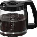 12-Cup Coffee Pot Replacement Compatible with Cuisinart Coffee Maker Models SS-12, SS-15, SS-16, DCC-1100BK, DCC-1200, DCC-2650, CHW-12P1, DGB-400, DGB-550BK, DGB-550BK1, DGB-625BC and DGB-700BC (Black)