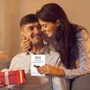 4 x Funny Valentines Day Card for Dog Dad Valentines Day Card from Dog Valentine's Day Gifts for Dog Dad from Daughter Son Valentines Card Gifts for Men Husband Dog Owner Dog Lover with Envelope