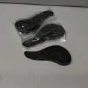 79STYLE 3pcs Detangler Brush Naturals Detangling Hair Comb Glide Thru No Pain Tangle Free For Women Men, Kids Wet, Dry Curly Hair Accessory (Single Black-Size 7.4")