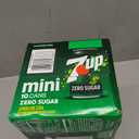 7UP Zero Sugar Lime Lemon Soda, 7.5 Fl Oz Mini Cans, 10 Pack BBD 11-01-2026