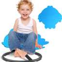 Kids Spinning Chair - 360 Spinning Kids Sensory Stool with 200lbs Max Cap Pre Assembled Sit and Spin Chair for Autism, Nonslip Sensory Swivel Stool for Balance Coordination Focus for School Home