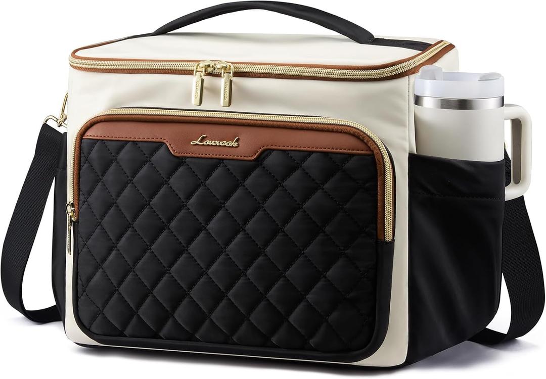 LOVEVOOK Insulated Lunch Box for Women, Wide Opening Adult Lunch Cooler Bag