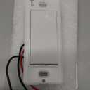 Smart Light Switch Without Neutral Wire,WiFi HUB has Compatibility Requirements,Single Live Wire Single Button, Tuya smart Life App Remote Control Compatible with Alexa and Google Home