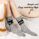 3 x Women Girls Socks Cute Animal Socks Cat Dog Cow More Fun Novelty Socks Gifts for Girls Christmas Birthday (Reindeer 1-6 Pairs)