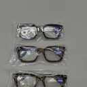 Readers for Women Oprah Style Square Reading Glasses with Spring Hinge Blue Light Blocking for Men Ladies
