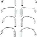 Fuel Injector Lines Set 8PCS Compatible for Chevrolet Silverado 2500 HD/3500, for GMC Sierra 2500 HD/3500, 6.6L LB7 Duramax Diesel 2001-2004,Replace 97188720 97188721 97188722 97188723
