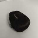 Hair Toppers for Women Real Human Hair, 3603D Bangs Clip Human Toppers for Women with Thinning hair Realistic Scalp Line (Brown Black, 3D Wispy Bangs(11 * 7))