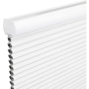 Allesin Zen Cellular Shades Cordless, Blackout Cellular Window Blinds, Honeycomb Blinds for Indoor Windows, Bedroom, Bathroom, Kitchen, White Customize