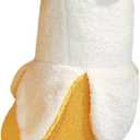 PEACH CAT Banana Duck Plush Toy Cute Plushie Hugging Plush Pillow Duck Stuffed Animal for Girls and Boys White 19.7"