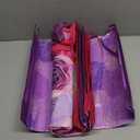 PerKoop 4 Pcs Extra Large Gift Bags 20 x 16 Inch Jumbo Mother's Day Purple Flower Bag Reusable Non Woven Gift Bags for Mother's Day Women's Birthday Bridal Showers Wedding