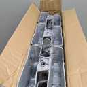 16 Pack(24FT) No Dig Landscape Edging with 48 Spikes,3 Inch Tall Stone Gray Faux Stone Edging for Landscaping,Garden,Flower Beds,Grass,Yard,Paver,Pathway Decorative Fence