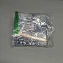 Upgraded 60 PCS 1/4" U-Nut Clips & Hex Head Body Bolts Kit, Automotive Fasteners (30 Sets)  Fender Bolts, Bumper Screws & Engine Splash Shield Hardware  Rust-Resistant Metal Clips & Bolts