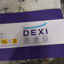 DEXI Area Rugs for Living Room, 8x10 Washable Low Pile Floral Rug for Bedroom, Non Slip Large Indoor Floral for Dining Office Nursery, Light Ash