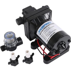 DICMIC 3.0 GPM 12V 55 PSI Revolution Water Pump Compatible with Camper, RV, Shower, Sprayer Replace# 4008-101-A65, 4008-101-E65