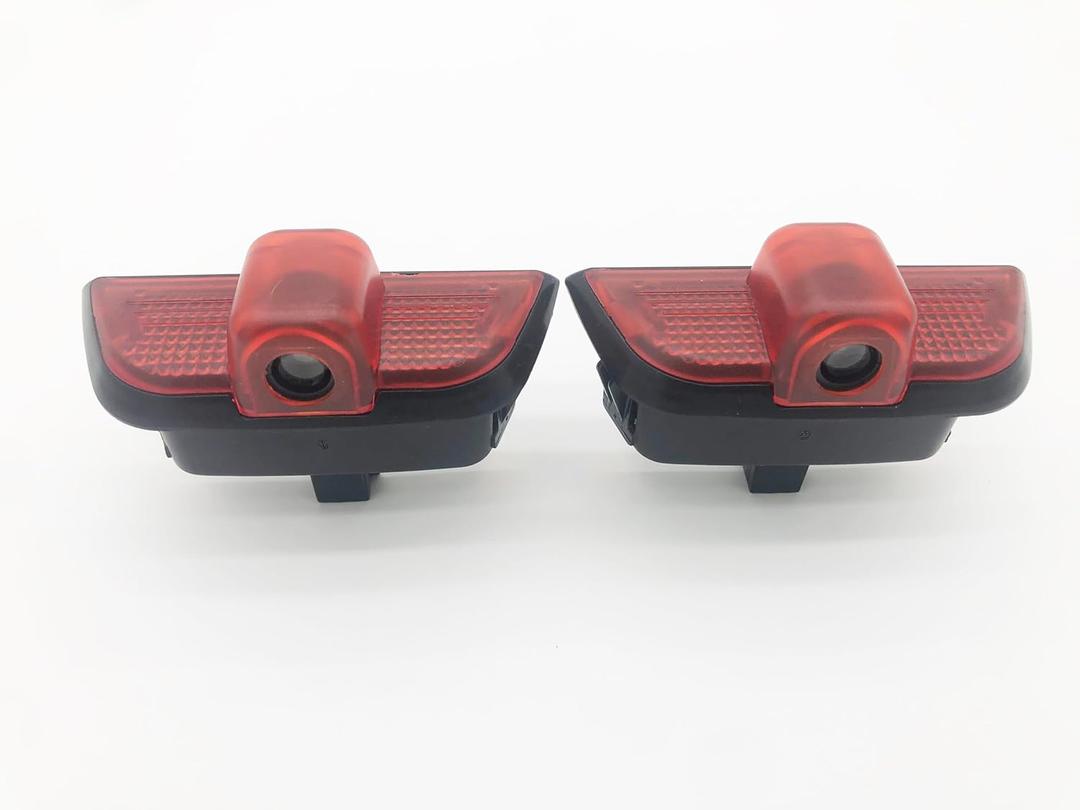 2pc Car Door LED Logo Projector Lights, Welcome Shadow Lamp, Automotive Step Light Compatible with 2008-2013 W204 C180 C200 C250 C300 C350 auto (W204)