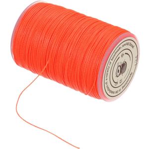 MECCANIXITY Waxed Cord 0.45mm Waxed Thread 87 Yard Wax String Leather Cord for Bracelet Making, Necklaces, Beading, Jewelry Making and DIY Crafts (Bright Orange)