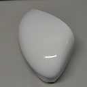 X AUTOHAUX White Right Side Car Side Door Wing Mirror Cover Rear View Mirror Cap for Ford Fiesta MK7 2008 2009 2010 2011 2012 2013 2014 2015 2016 2017 for Models with Signal Lamp