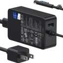 Microsoft Surface Charger 65W Surface Pro Laptop Charger Pro 11,10,9,8,7,7+6,5,4,3,X, Windows Surface Laptop 7,6,5,4,3,2,1,Studio i5, Surface Go 1,2,3,4, Tablet, Surface Book 3,2,1,LED, 10FT