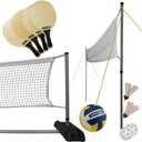Lifetime 90541 Volleyball, Paddle Badminton, & Pickleball Set