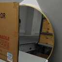 Arched Wall Mirror for Bathroom,Mirrors for Wall,24''x36'',Vanity Mirror for Bedroom Dresser, Entryway, Living Room, Metal Frame (36''x24'',Gold)