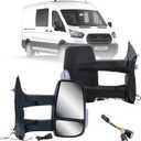 Replacement Passenger Right Side Door Mirror Long Extension View Tow Mirror Power and Heated with Signal Light Indicator for Ford Transit 150 250 350 from 2010 to 2024