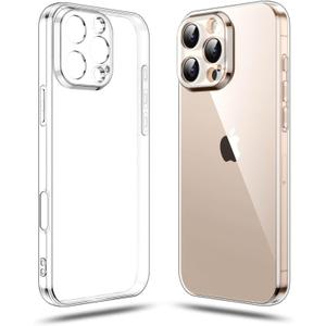 Shamo's Clear TPU Case for iPhone 16 Pro  Ultra Slim, Shockproof, Anti-Yellowing, Scratch-Resistant, Wireless Charging Compatible, Precise Cutouts, Enhanced Grip  Transparent (for iPhone 16 Pro) (For iPhone 16 Pro)